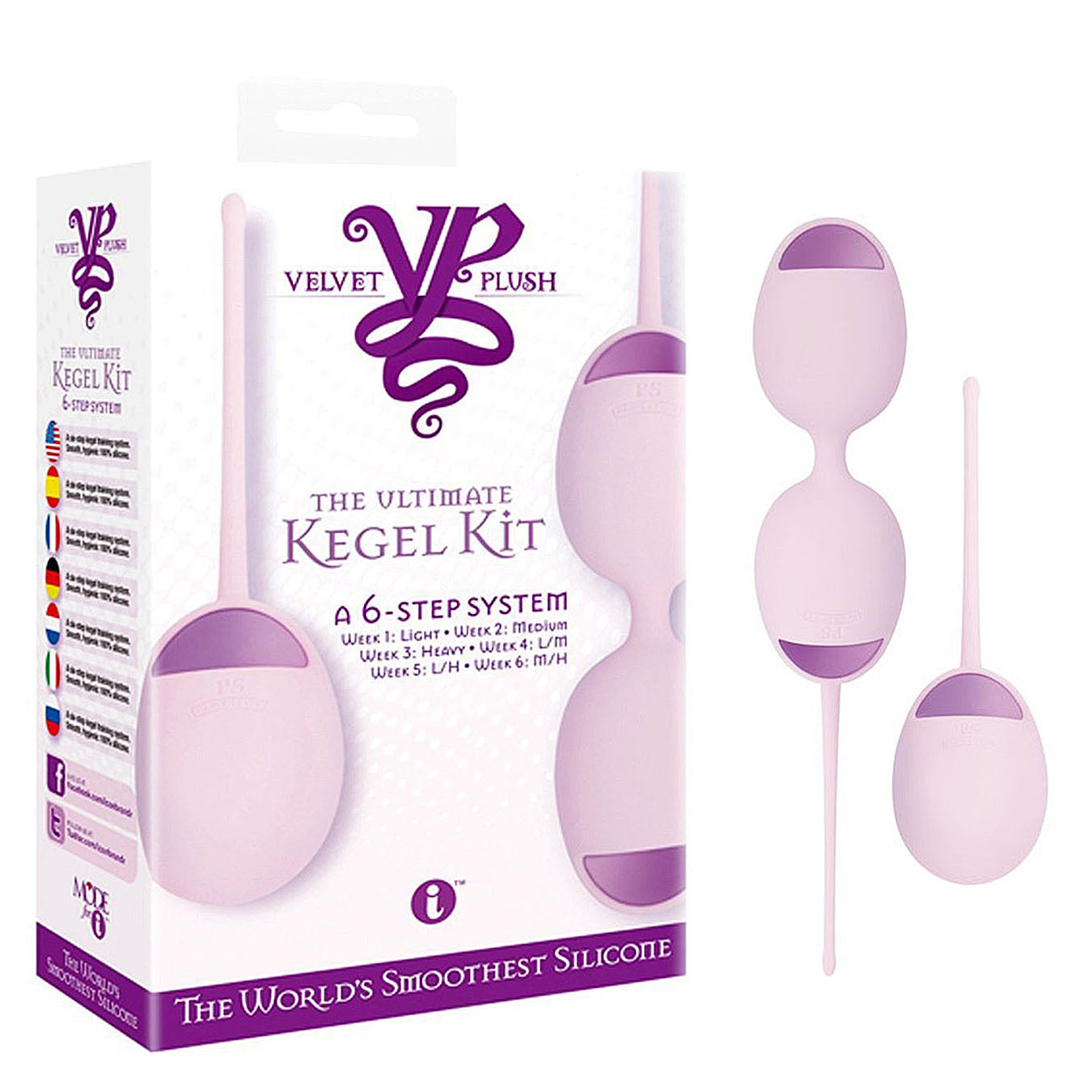 Velvet Plush Ultimate Kegel Kit-Purple