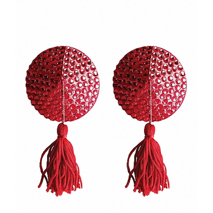 Ouch! Nipple Tassels Round-Red