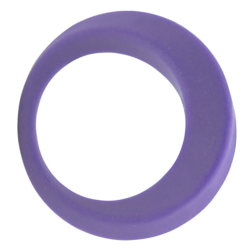 Penis Enhance Ornament Silicone Cock Ring - 32mm Violet