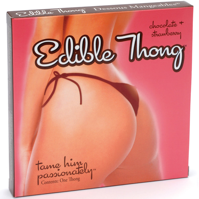 Edible Thong Chocolate & Strawberry