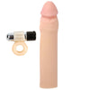 CyberSkin 3-in-1 Vibrating X-tra Cock - Godfather Adult Sex and Pleasure Toys