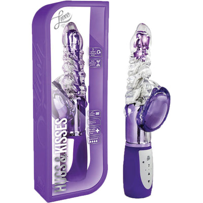 Luxe Hugs And Kisses-Purple - Godfather Adult Sex and Pleasure Toys