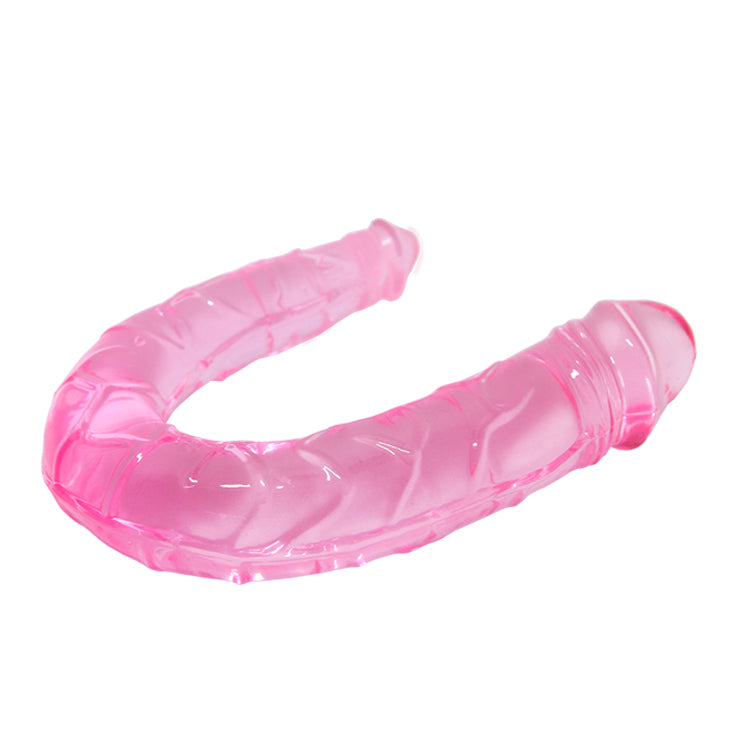 Pink Jelly Double Dong 12"