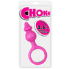 Choke 3.5" Silicone Butt Plug-Pink