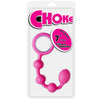 Choke Silicone Butt Beads 7"-Pink