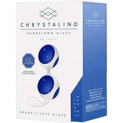 Chrystalino Ben Wa - Blue Large