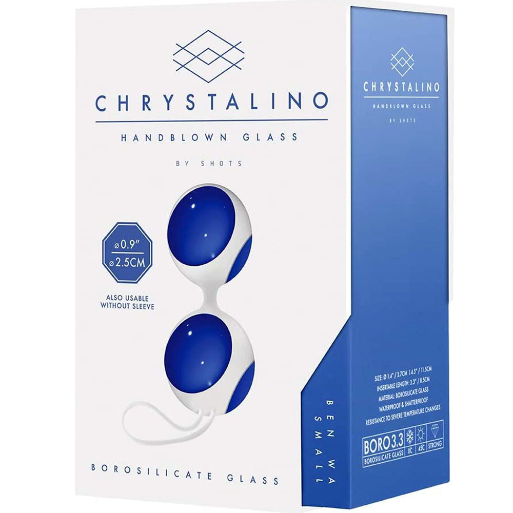 Chrystalino Ben Wa - Blue Small