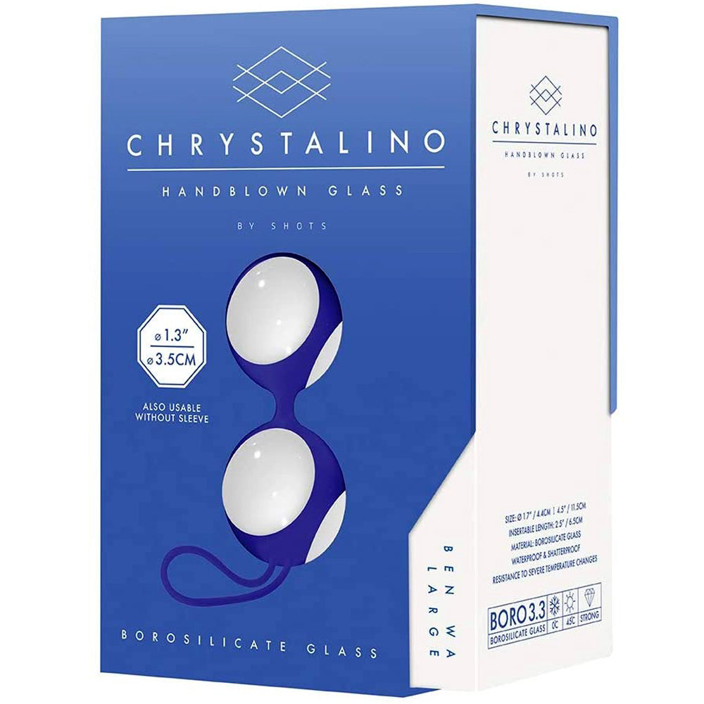 Chrystalino Ben Wa - White Large