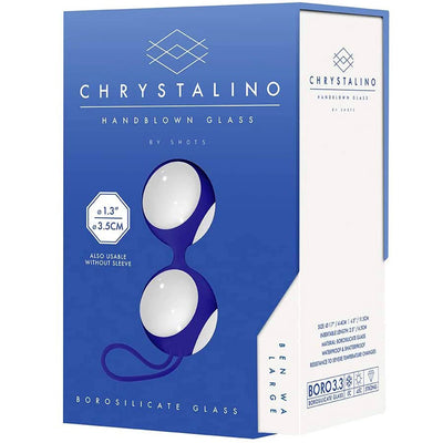 Chrystalino Ben Wa - White Large