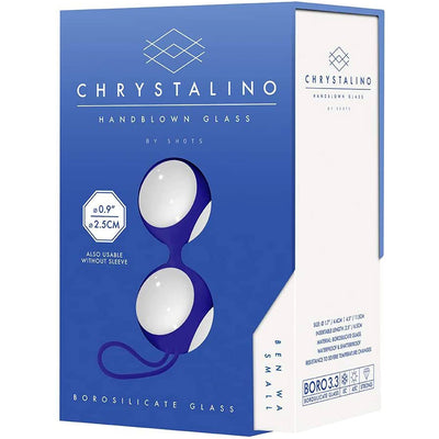 Chrystalino Ben Wa - White Small