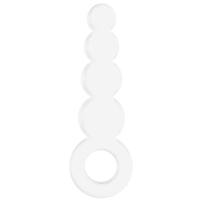 Chrystalino Tickler - White 4.75"