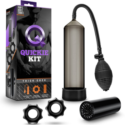 Quickie Kit Thick Cock - Black