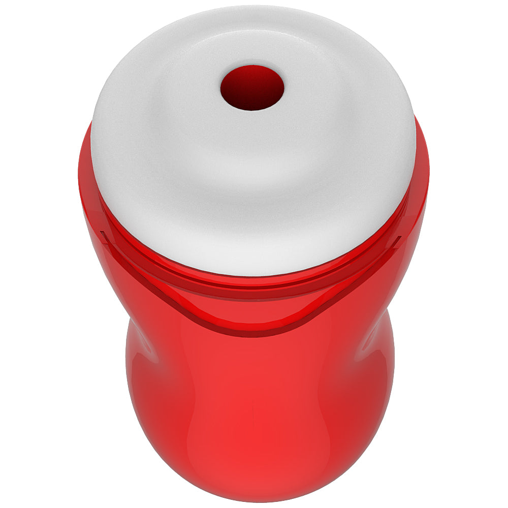 SHAKE Stamina Training Cup-Realistic (Red) - Godfather Adult Sex and Pleasure Toys