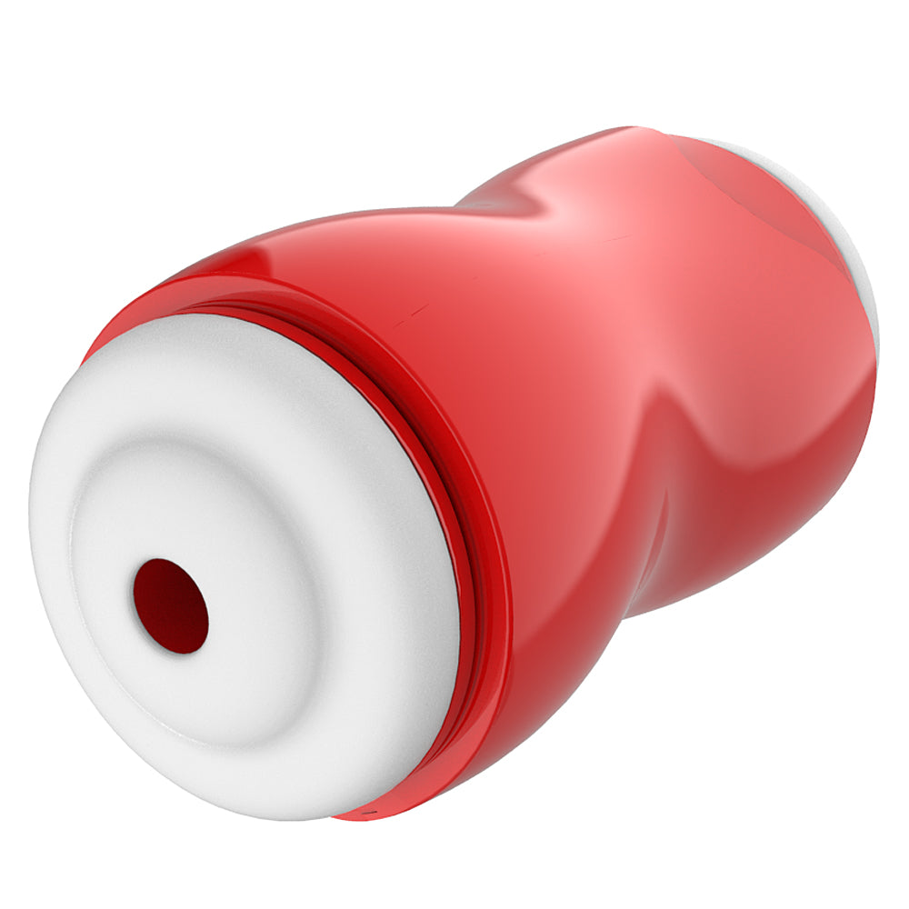 SHAKE Stamina Training Cup-Realistic (Red) - Godfather Adult Sex and Pleasure Toys