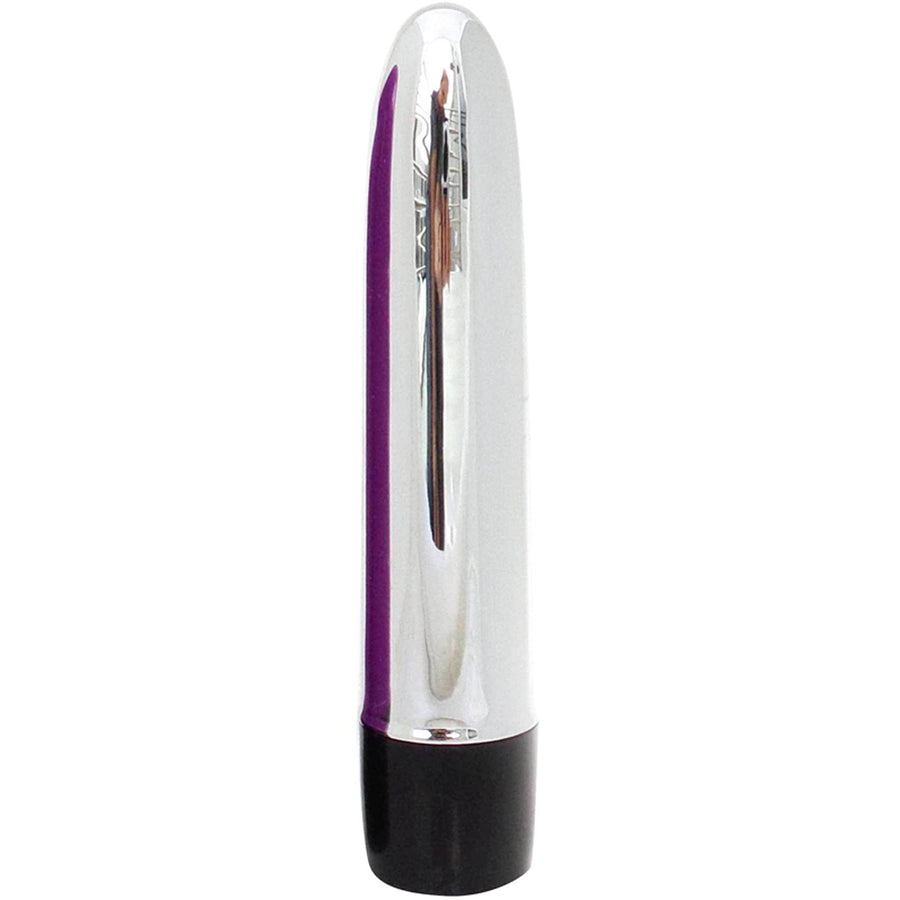 Shibari 10X Pulsations Vibrator-Silver 5" - Godfather Adult Sex and Pleasure Toys
