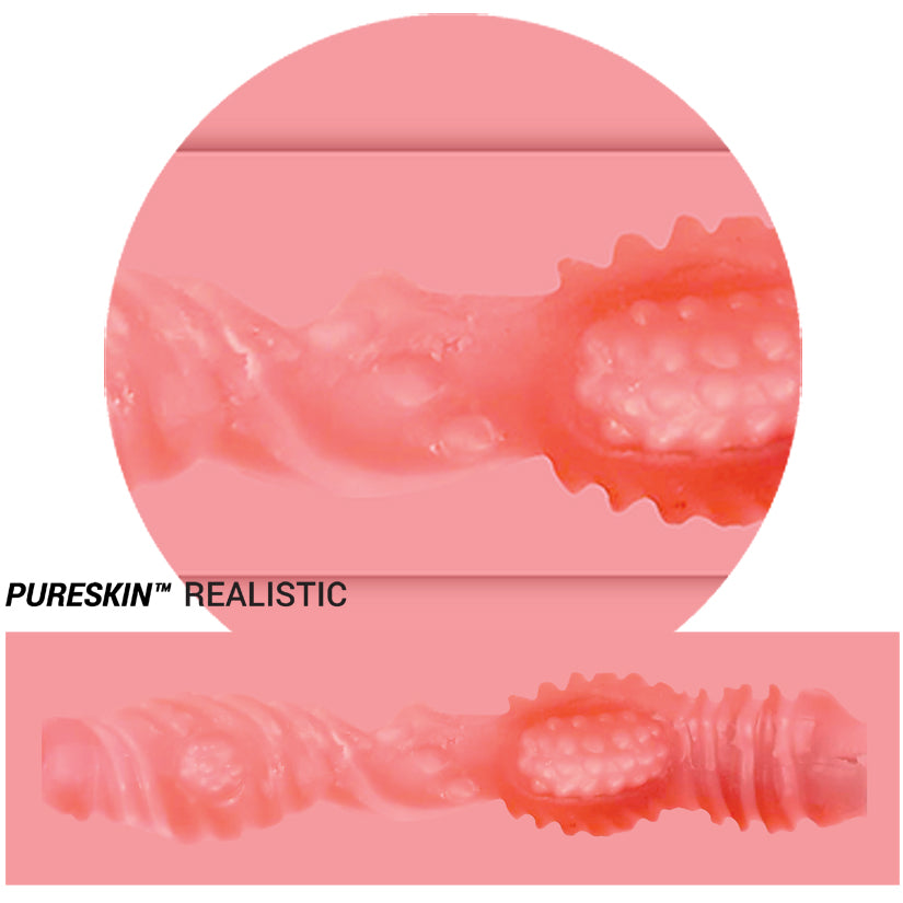 SHAKE Stamina Training Cup-Realistic (Red) - Godfather Adult Sex and Pleasure Toys