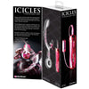 Icicles No.16 - 10 Function Vibrating Glass Rabbit - 9" - Godfather Adult Sex and Pleasure Toys