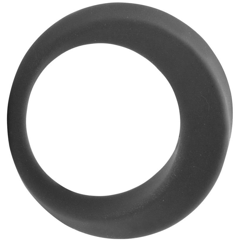 Penis Enhance Ornament Silicone Cock Ring - 32mm Grey