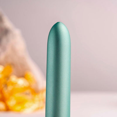 Rocks-Off Touch Of Velvet 10 Speed Bullet - Aqua Lily