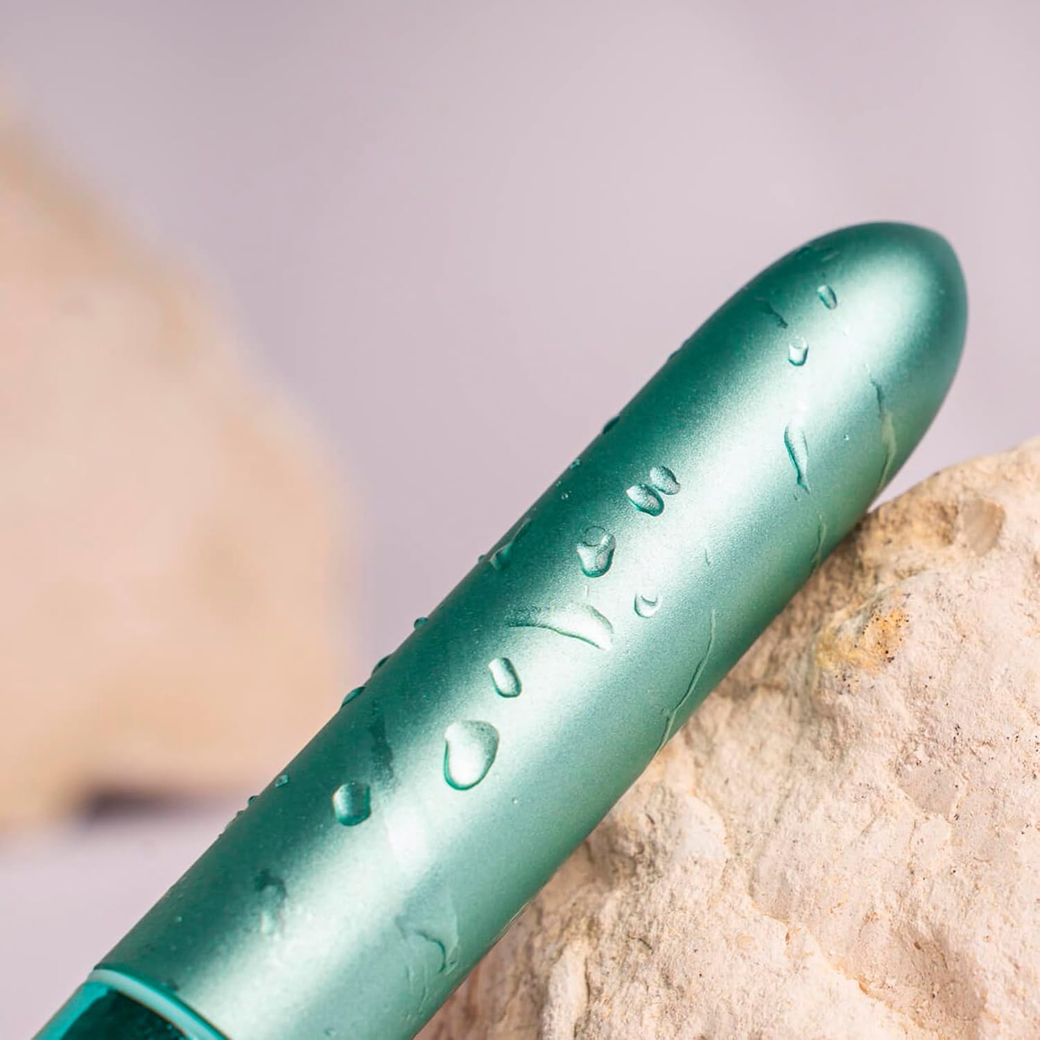 Rocks-Off Touch Of Velvet 10 Speed Bullet - Aqua Lily