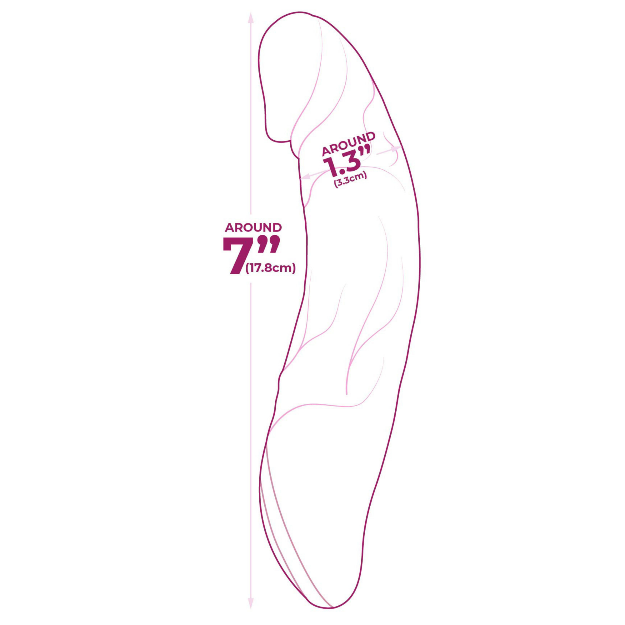 Amorita Rechargeable Silicone Vibrator - Burgundy