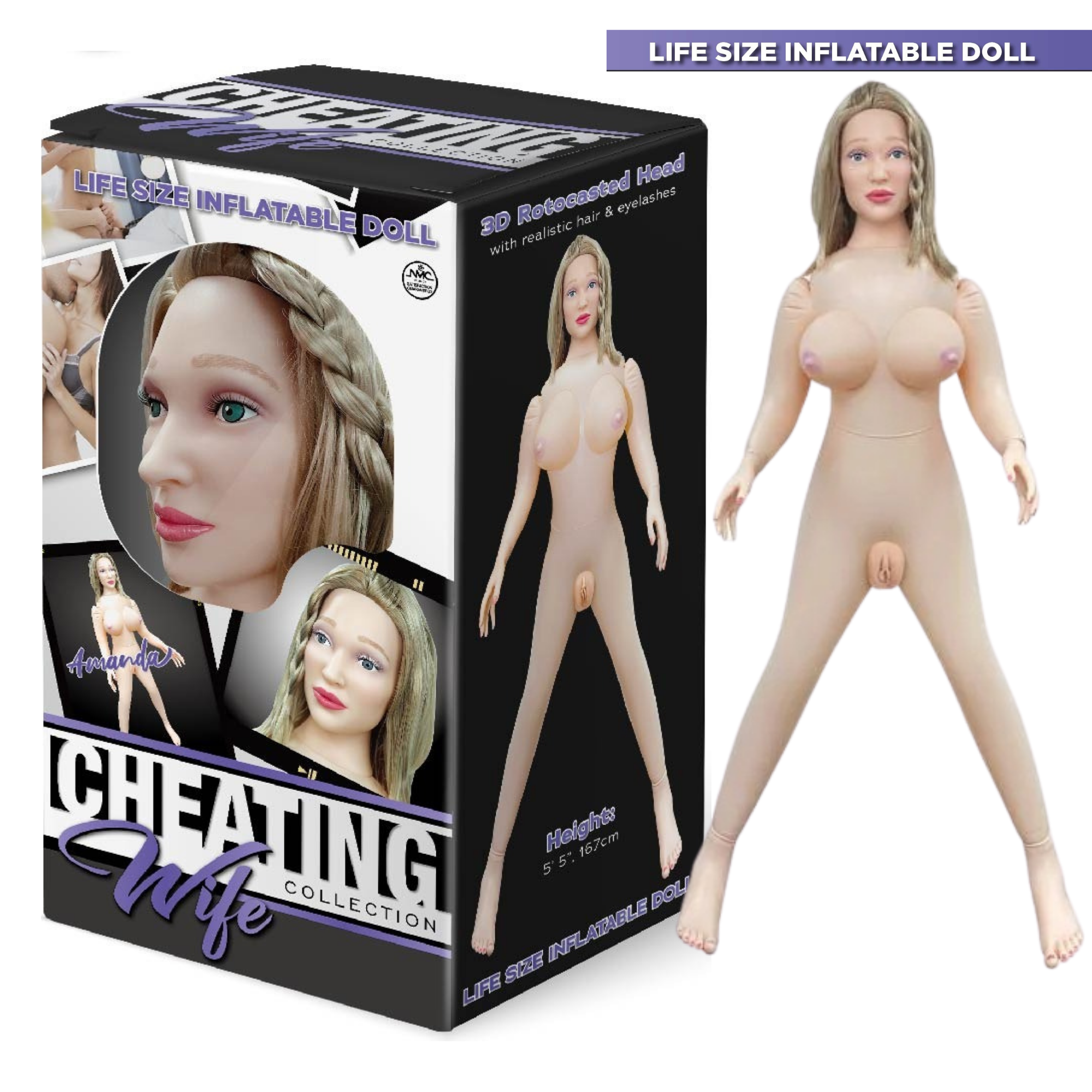 Amanda Life-Size Standing Love Doll