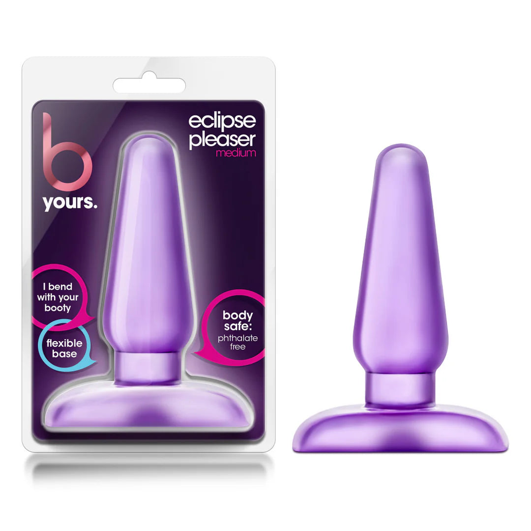 Eclipse Pleaser Anal Plug - 4.75"  Purple