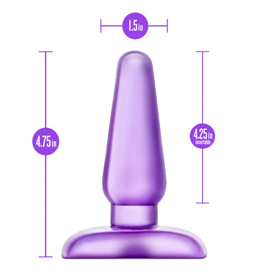 Eclipse Pleaser Anal Plug - 4.75"  Purple