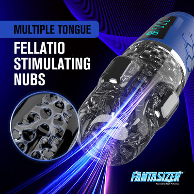 Hypershaker™ App-Controlled Vibrating Masturbator - Black