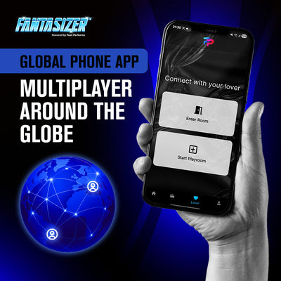 Hypershaker™ App-Controlled Vibrating Masturbator - Black