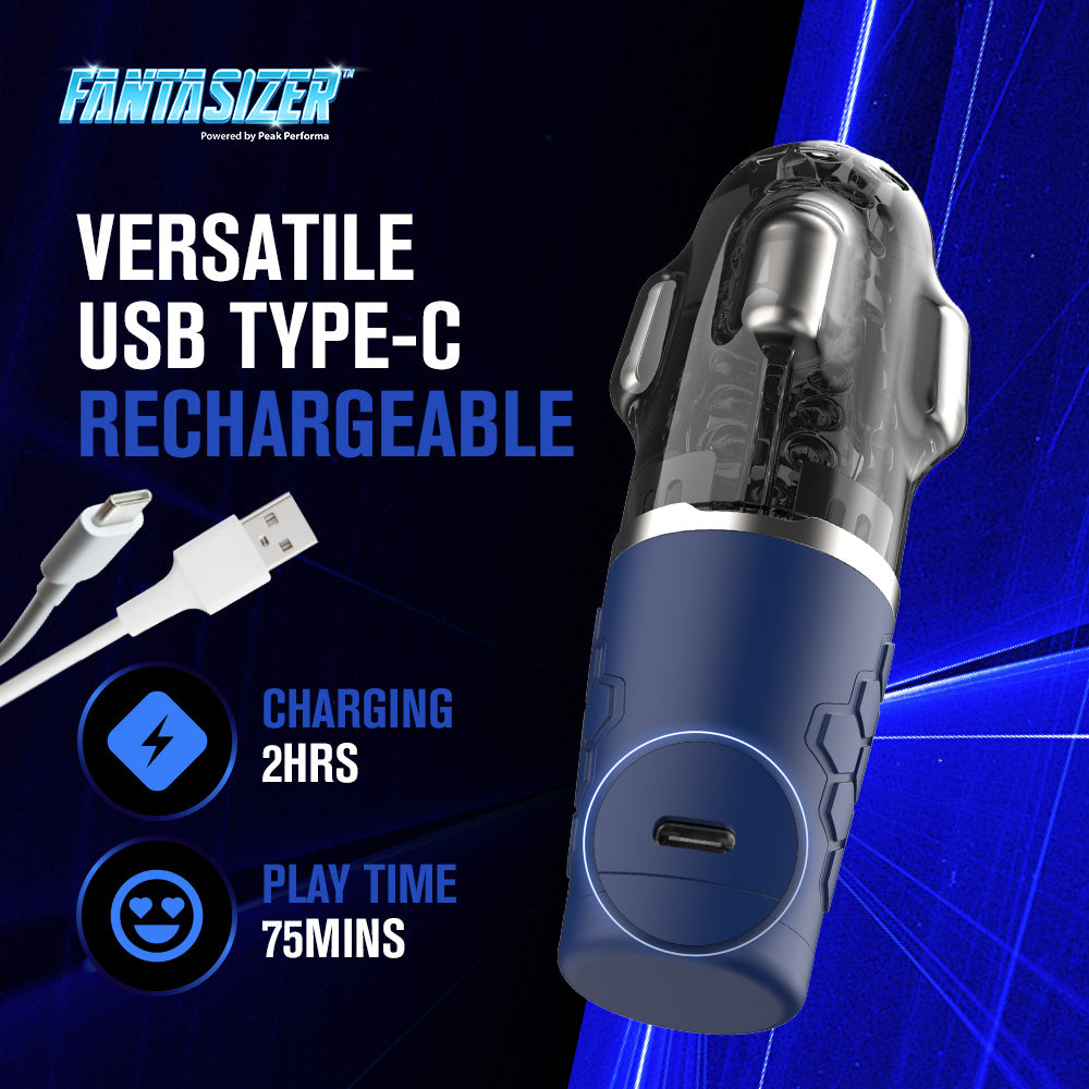 Hypershaker™ App-Controlled Vibrating Masturbator - Black