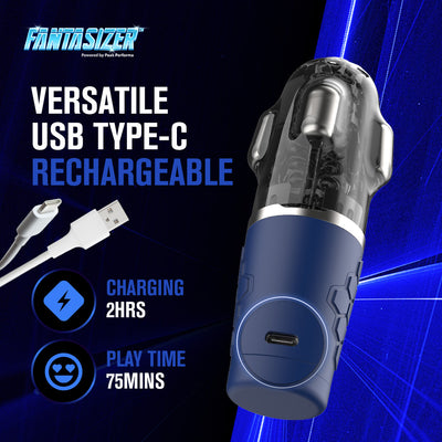 Hypershaker™ App-Controlled Vibrating Masturbator - Black