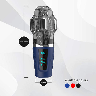 Hypershaker™ App-Controlled Vibrating Masturbator - Black