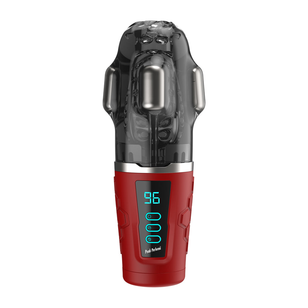 Hypershaker™ App-Controlled Vibrating Masturbator - Red