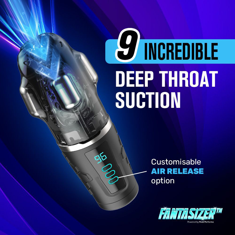 Hypershaker™ App-Controlled Vibrating Masturbator - Black