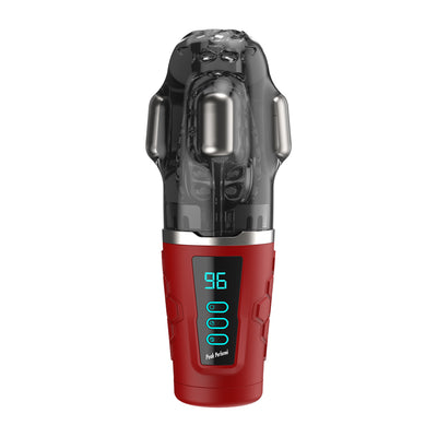 Hypershaker™ App-Controlled Vibrating Masturbator - Red