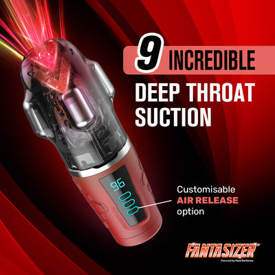 Hypershaker™ App-Controlled Vibrating Masturbator - Red