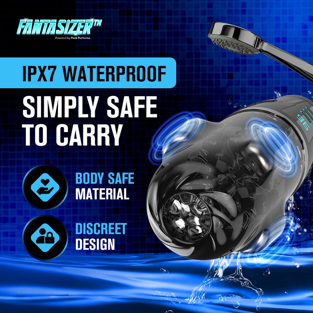 Hypershaker™ App-Controlled Vibrating Masturbator - Black