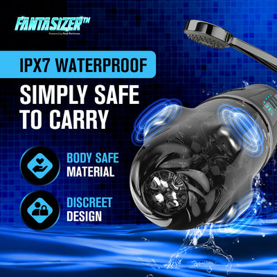 Hypershaker™ App-Controlled Vibrating Masturbator - Black