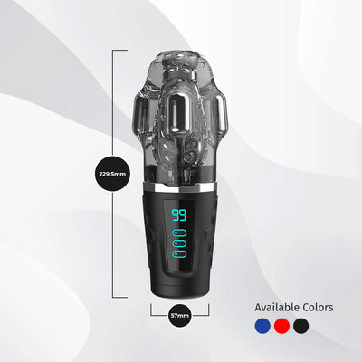 Hypershaker™ App-Controlled Vibrating Masturbator - Black