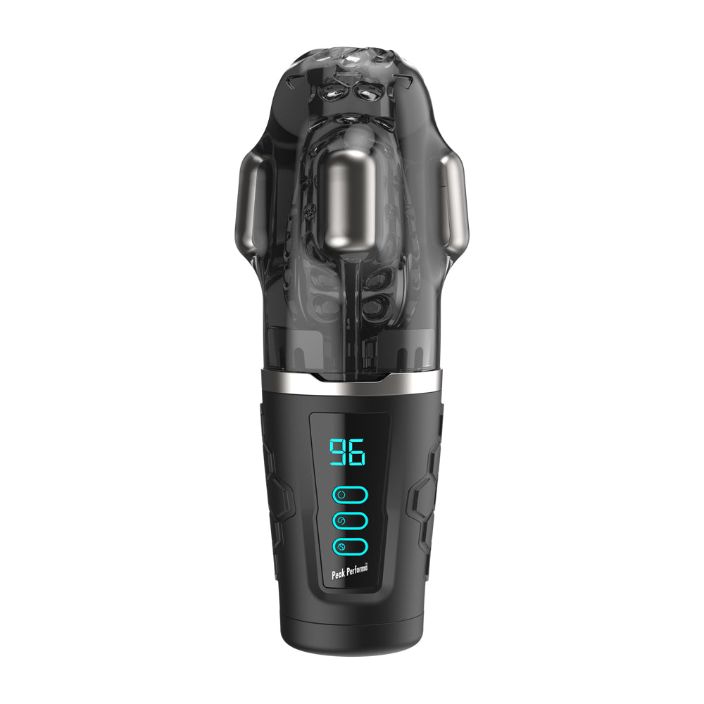 Hypershaker™ App-Controlled Vibrating Masturbator - Black