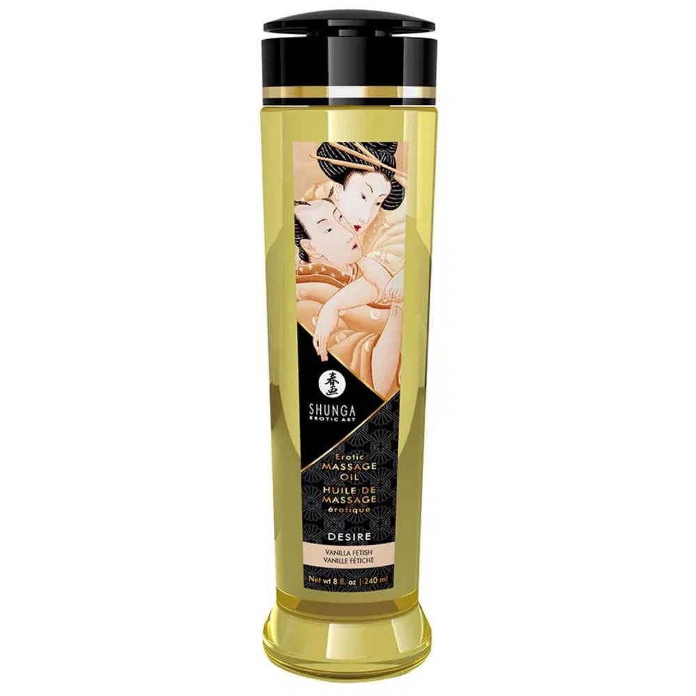Shunga Erotic Massage Oil Desire - Vanilla 8oz