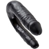 King Cock U-Shaped Small Double Trouble - Black - Godfather Adult Sex and Pleasure Toys