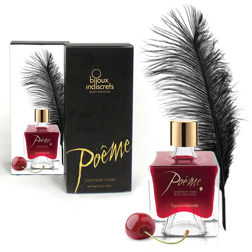 Bijoux Poeme Body Painting-Sweetheart Cherry - Godfather Adult Sex and Pleasure Toys