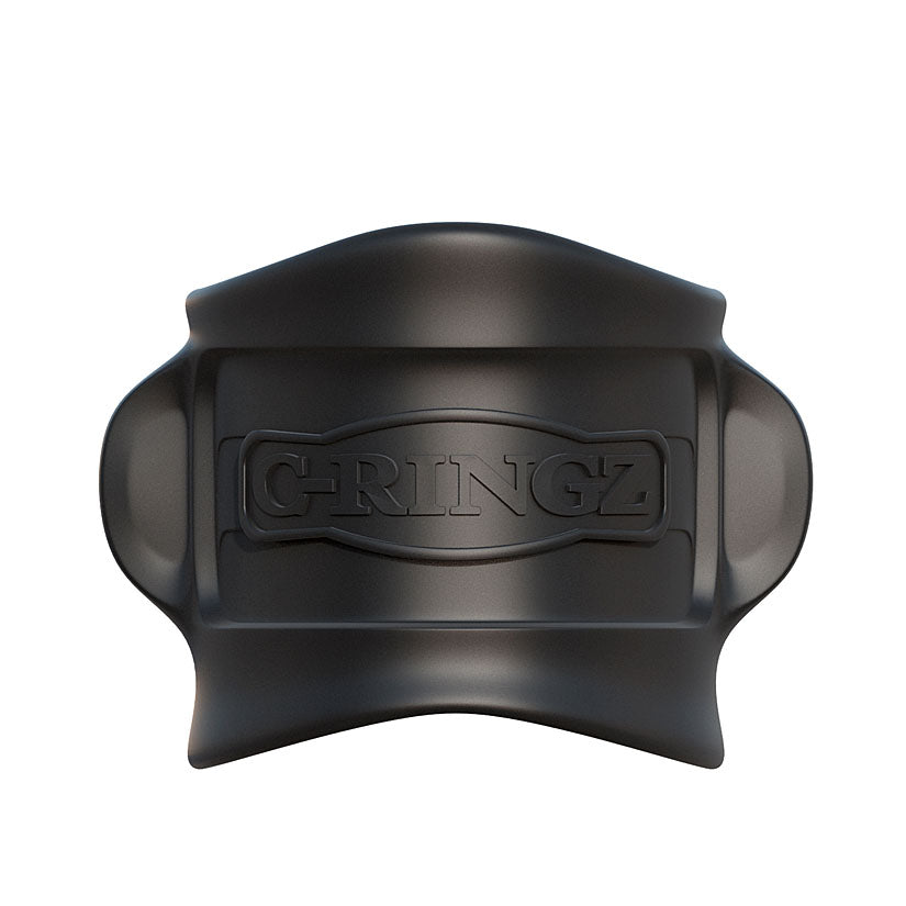 Fantasy C-Ringz Silicone Ball Stretcher Black - Godfather Adult Sex and Pleasure Toys