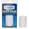 Titanmen Tools Cock Cage - Clear - Godfather Adult Sex and Pleasure Toys