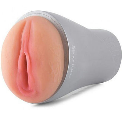Penthouse Deluxe Vibrating CyberSkin Stroker - Laly - Godfather Adult Sex and Pleasure Toys