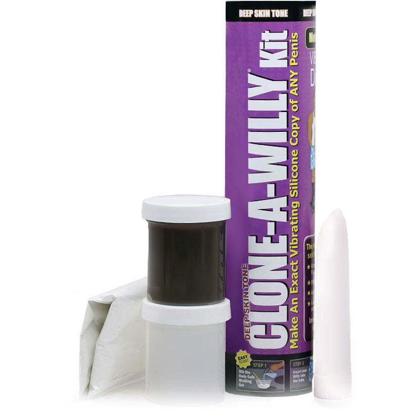 Clone-A-Willy Vibe Kit-Brown Skin Tone - Godfather Adult Sex and Pleasure Toys