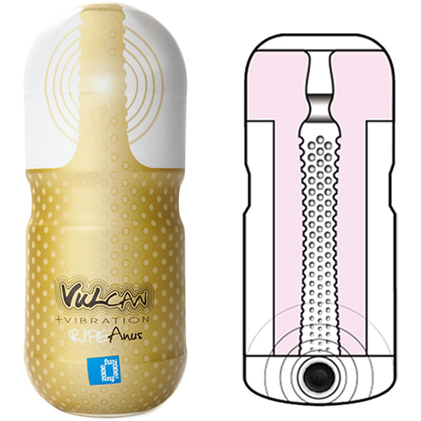 Funzone Vulcan Vibrating Ripe Anus - Godfather Adult Sex and Pleasure Toys