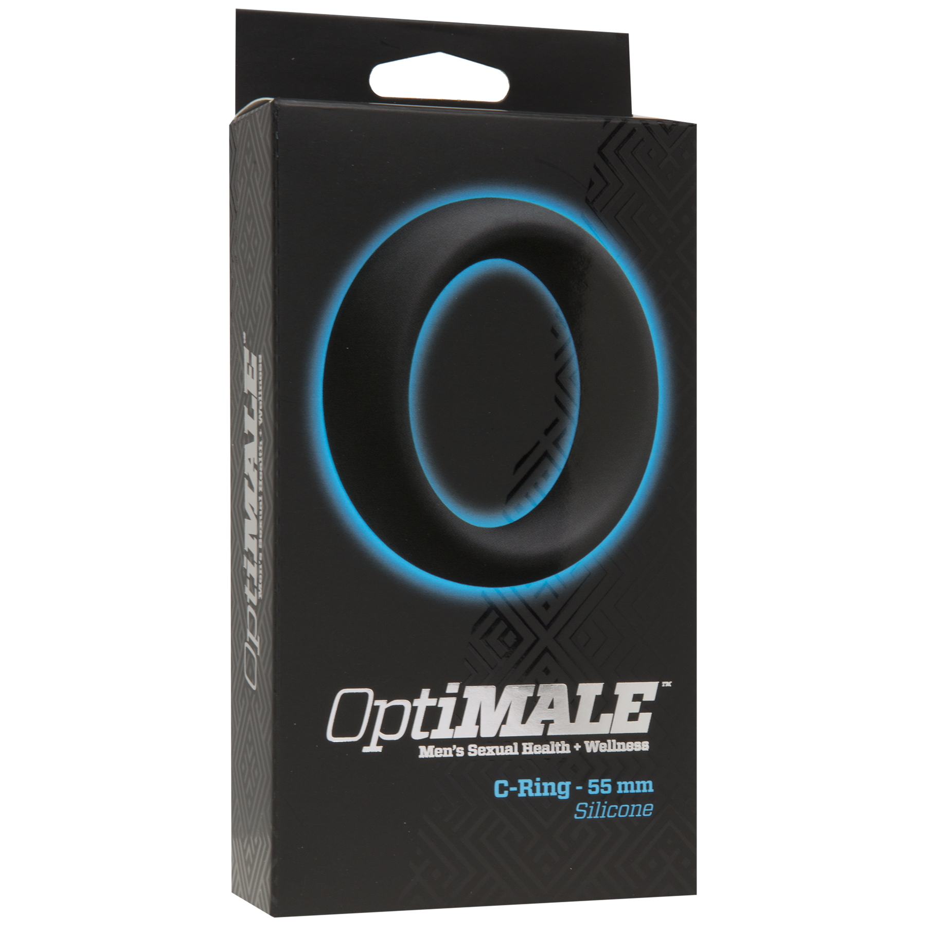 OptiMale C-Ring Thick 55mm-Black - Godfather Adult Sex and Pleasure Toys